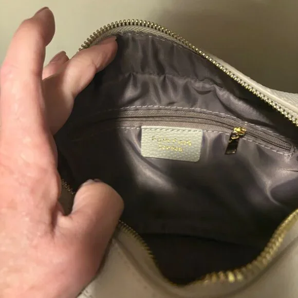 Pom Pom London Bag- "City" in Stone - Picture 4 of 7